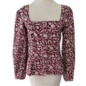 NWT Boho Joie Cotton Blouse Size Small
